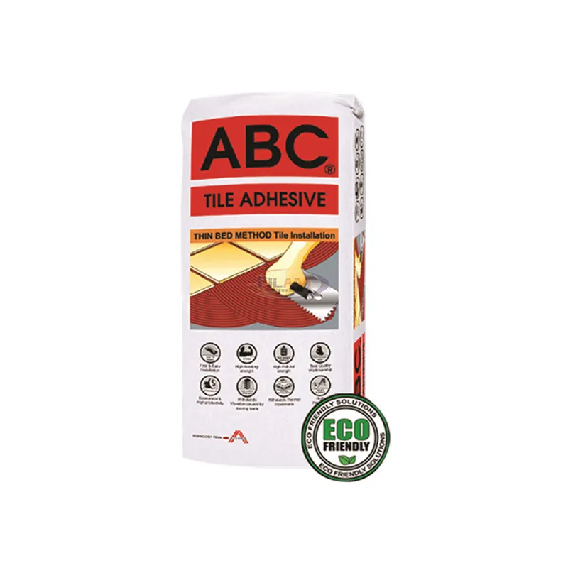 ABC TILE ADHESIVE REGULAR CEMENT/POLYMER/CHEMICAL FILLERS